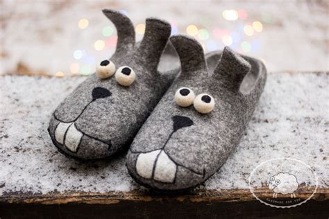 Men's fun slippers - Men Funny Christmas Socks, Ho Ho, Santa, Elf, Snowman, Reindeer, Funny Novelty Socks, Christmas Gifts, Xmas Gift,Cozy Socks. (930) FREE UK delivery. £65.00. Slippers from the British wool with rubber soles. Hand felted.